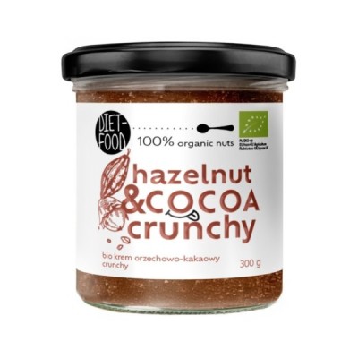 Bio Krem Orzechowo Kakaowy - Crunchy 300 g