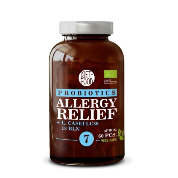Probiotyk Nr 7. Bio Allergy Relief 27 g - ok. 60 kaps.