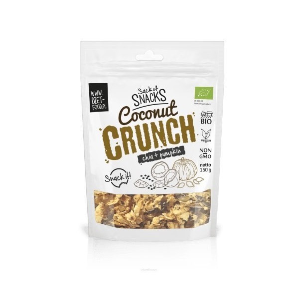 Bio Coconut Crunch Chia And Pumpkin Seeds 150 g