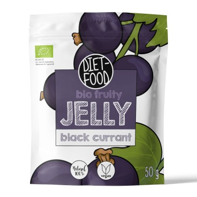 Bio Fruity Jelly Blackcurrant 50 g