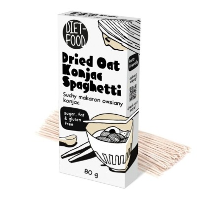 Suchy Makaron Owsiany Shirataki Konjac Spaghetti 80 g