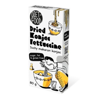 Suchy Makaron Shirataki Konjac Fettucine 80 g