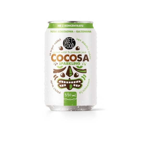 Cocosa Sparkling Coconut Water 330 ml (deposit)
