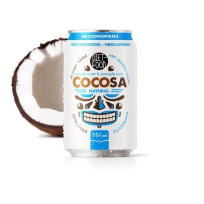 Cocosa Woda Kokosowa z młodego kokosa Niegazowana 330 ml (kaucja)