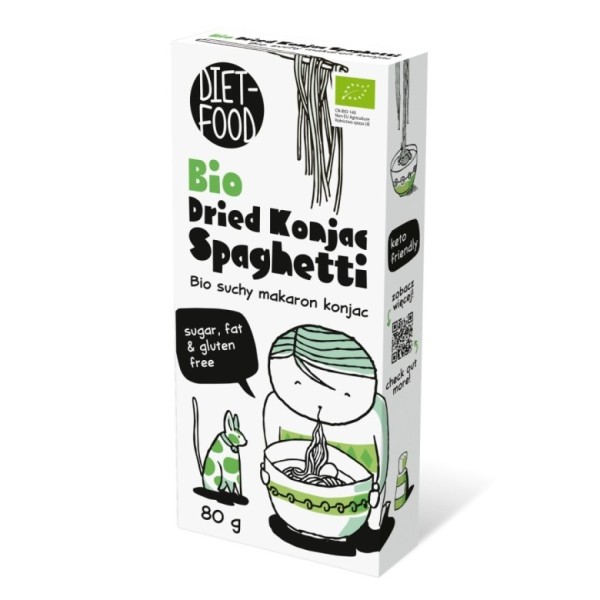 Bio Suchy Makaron Shirataki Konjac Spaghetti 80 g