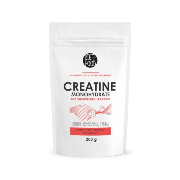 Creatine Monohydrate Strawberry Vitamin C 200 g