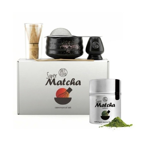 Zestaw Akcesoriów Matcha Ceremonial Set + Bio Super Matcha Tradycyjna 40 g